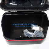 Hyosung New Hard Trunk Saddlebags Black Gv250 - Free Shipping Hyosung Parts Eu